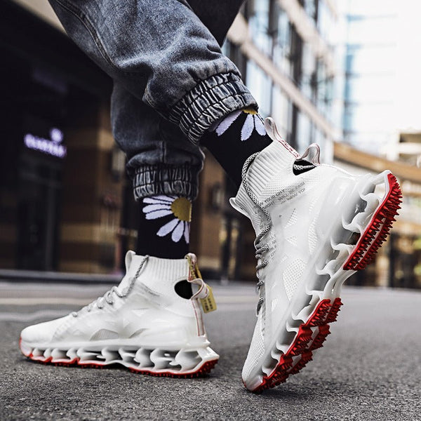 Bounce Shoes Men's Sports Casual Shoes Trend Korean Style Flying Shoes