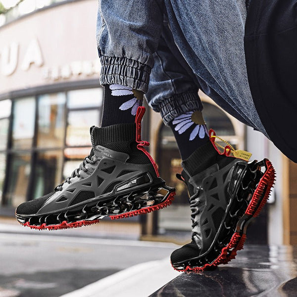 Bounce Shoes Men's Sports Casual Shoes Trend Korean Style Flying Shoes