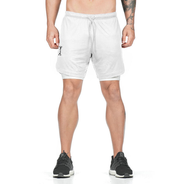 Men's Shorts with Towel Rack and Phone Pocket