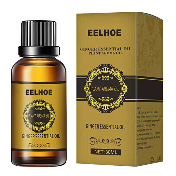 Belly Drainage Ginger Oil Natural Therapy Lymphatic Essential Massage Oil USA