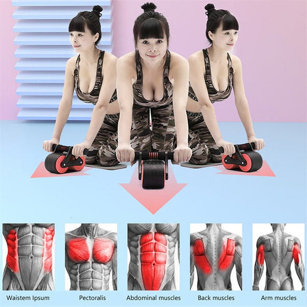 Automatic Rebound AB Roller - Double Wheel