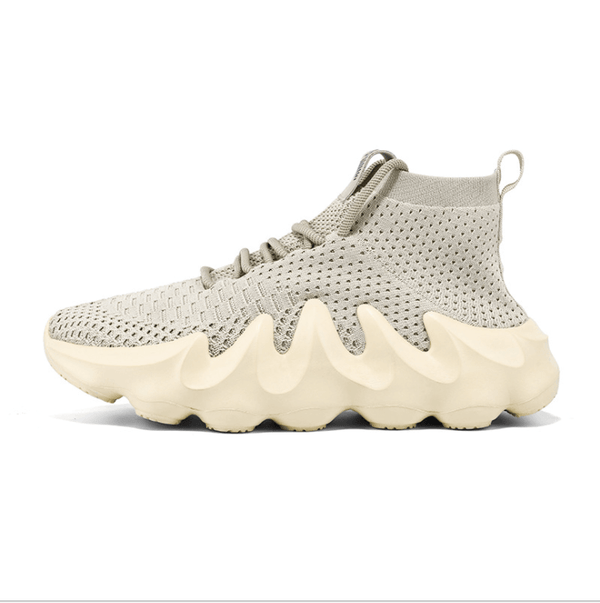 Men's Shoes, Breathable Mesh Shoes, Sports Casual High-top Canvas Shoes