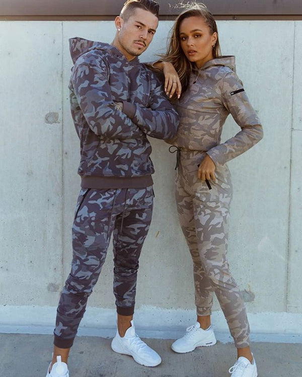 Men's Pullover Hoodie 2-Piece Tracksuit Set
